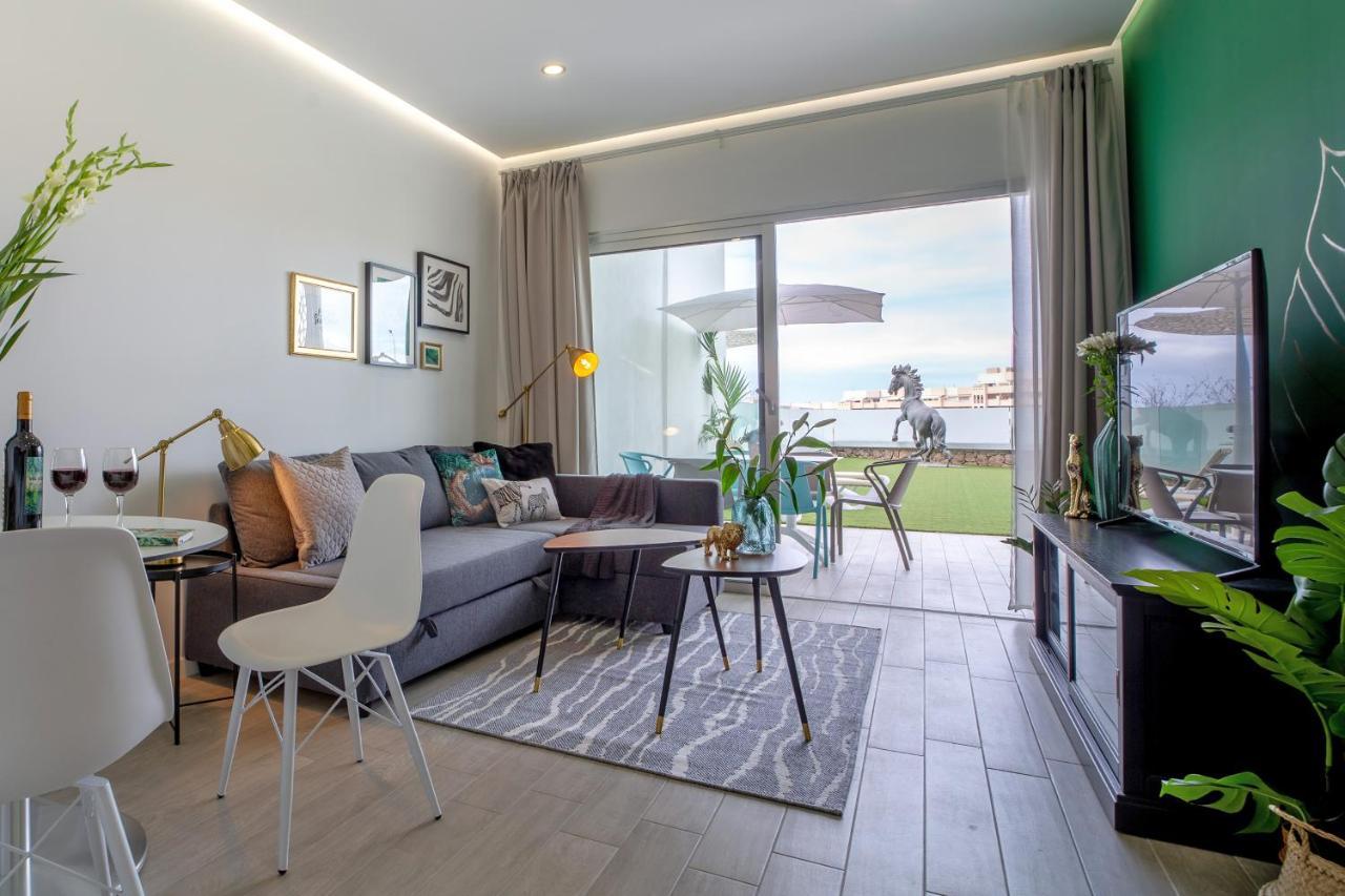 Ocean Garden Suite 10 Con Jardin Privado アデヘ エクステリア 写真
